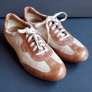 Cole Haan Nike Air Tan Brown Lace Up Oxfords 9